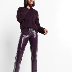 Cable Knit Turtleneck Oversized Sweater